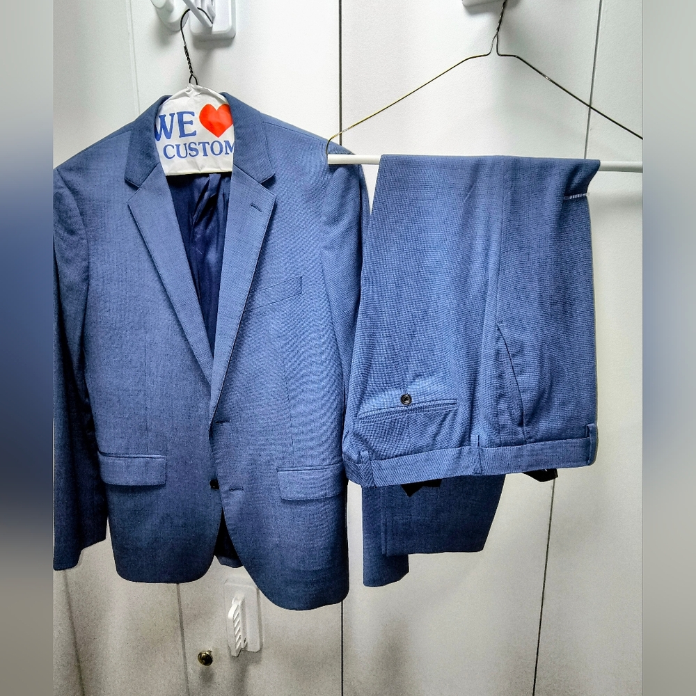 Bonobos Slim Fit Mens Wool Suit